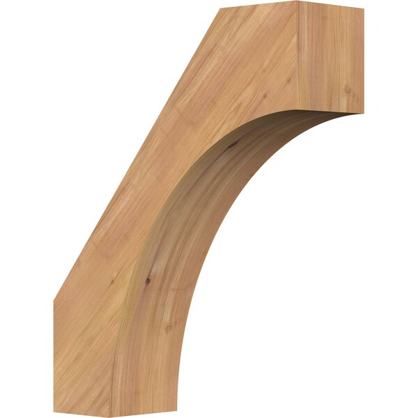 Ekena Millwork 5 1/2"W x 18"D x 22"H Westlake Smooth Knee Brace, Western Red Cedar BRC06X18X22WTL00SWR - main